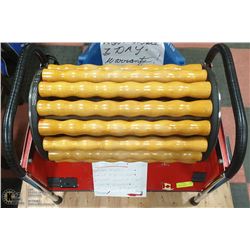 FITNESS ROLLER MACHINE WITH ADJUSTABLE SPEEDS.