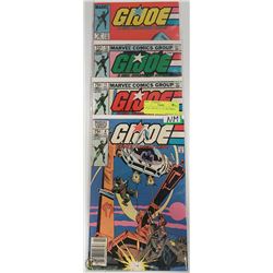 4 X G.I. JOE # 8 / 11 / 12 / 26 COMICS