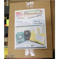 WELDING KIT INCLUDES - AUTO DARKENING HELMET