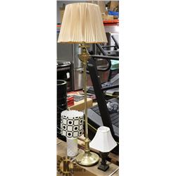 LOT OF 3 ESTATE LAMPS