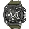 Image 3 : NEW DIESEL TRIPLE CHRONO GREEN SILICON STRAP $395