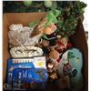 Image 1 : BOX W/CHRISTMAS ITEMS INCL. NEW 70 LED