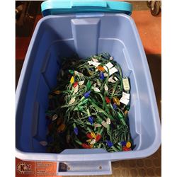LOT OF CHRISTMAS STRING LED LIGHTS