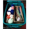 Image 1 : LOT OF WOOL/YARN & KNITTING NEEDLES