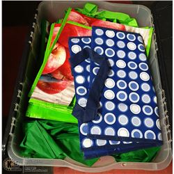 LOT OF GROCERY RE-USABLE BAGS 50+ BAGS