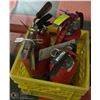 Image 1 : CRATE OF 4 FIRE EXTINGUISHERS