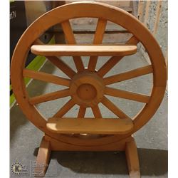 WOODEN WHEEL - ORNAMENTAL 20" WIDE