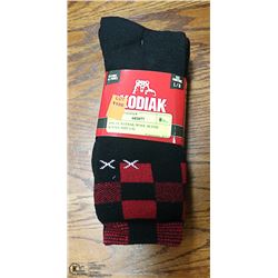 2PK OF KODIAK WOOL BLEND SOCKS; SIZE L/G