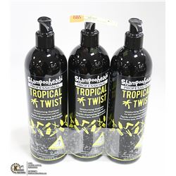3 PACK SHAMPOO HEADS PRO TROPICAL TWIST