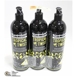 3 PACK SHAMPOO HEADS PRO TROPICAL TWIST