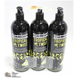 3 PACK SHAMPOO HEADS PRO TROPICAL TWIST