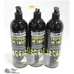 3 PACK SHAMPOO HEADS PRO TROPICAL TWIST