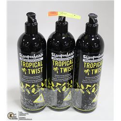 3 PACK SHAMPOO HEADS PRO TROPICAL TWIST