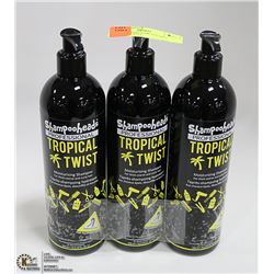 3 PACK SHAMPOO HEADS PRO TROPICAL TWIST