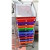Image 1 : METAL MULTI-COLOUR 9-DRAWER SORTING