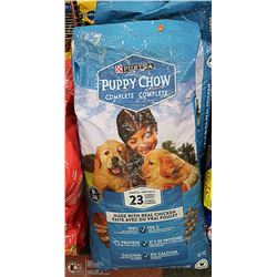 TWO 16KG BAGS OF PURINA REAL CHICKEN PUPPY CHOW