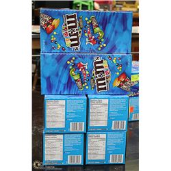CASE WITH 6 BOXES OF 24 TUBES OF MINI M&M'S