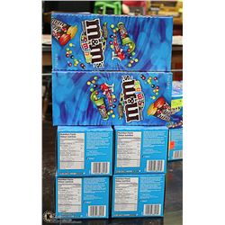 CASE WITH 6 BOXES OF 24 TUBES OF MINI M&M'S