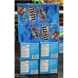 CASE WITH 6 BOXES OF 24 TUBES OF MINI M&M'S