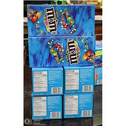 CASE WITH 6 BOXES OF 24 TUBES OF MINI M&M'S