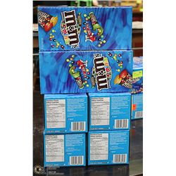 CASE WITH 6 BOXES OF 24 TUBES OF MINI M&M'S