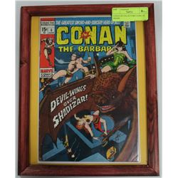CONAN #6 COLLECTORS COMIC IN FRAME