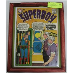SUPERBOY #65 COLLECTOR COMIC IN FRAME