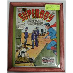 SUPERBOY #91 1960'S COMIC IN FRAME
