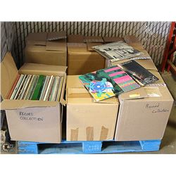 PALLET OF MIXED RECORDS - ROCK, COUNTRY & POP