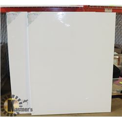 LOT OF 2 ARTISTIC PAINTING CANVASES 48" X 60"