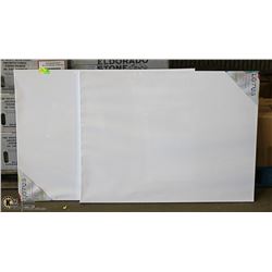 LOT OF 2 ARTISTIC PAINTING CANVASES 30" X 40"