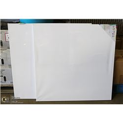 LOT OF 2 ARTISTIC PAINTING CANVASES 36" X 36"
