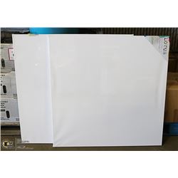 LOT OF 2 ARTISTIC PAINTING CANVASES 36" X 36"