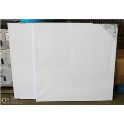 LOT OF 2 ARTISTIC PAINTING CANVASES 36" X 36"