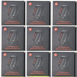 LOT OF 9 NEW TEMPERATURE MEASURING BRACELETS