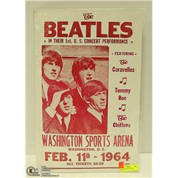 VINTAGE BEATLES CONCERT POSTER