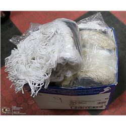 6 JANITORIAL MOP HEADS