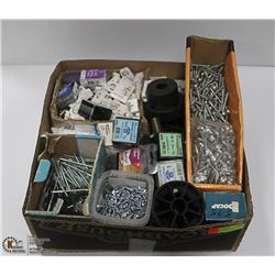 BOX OF ASSORTED HARDWARE