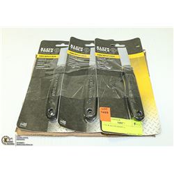 3 NEW KLEIN CABLE SPLICERS