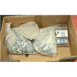 BOX OF METAL SCREWS