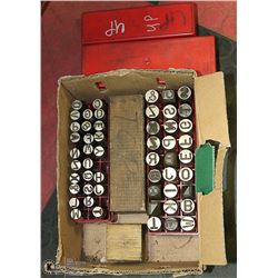 4 STEEL STAMPING SETS