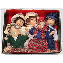 LOT OF 5 NEW SOFT BODY DOLLS
