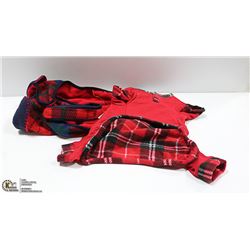 PAIR OF 2 NEW DOG COATS - SIZE LARGE & SIZE MEDIUM