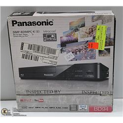 PANASONIC BLU-RAY DISC PLAYER WITH NETFLIX,