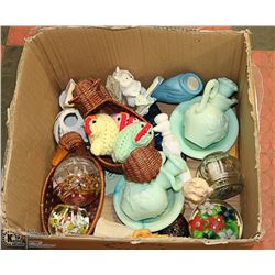 LOT OF AVON PERFUME BOTTLES AND OTHER ASSORTED