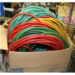 8 VARIOUS LENGTH AIR HOSES