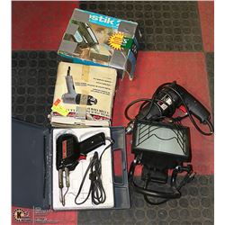 LOT OF TOOLS INCLUDING OF WORK LIGHT,