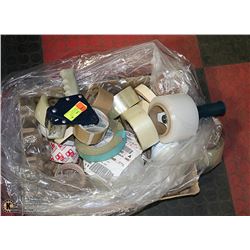 TAPE DISPENSER & A PLASTIC DISPENSER/EXTRA ROLLS