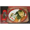 Image 1 : VINTAGE COKE TRAY,STRAW HOLDER & DECK OF CARDS