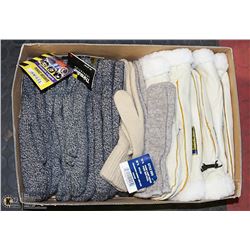 FLAT OF NEW MENS WINTER MITTS AND
